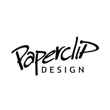 logo paperclip design